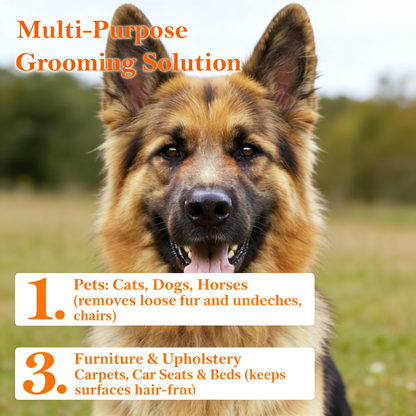 Pet Deshedding Brush, Reduces 95% Shedding, For All Fur Types