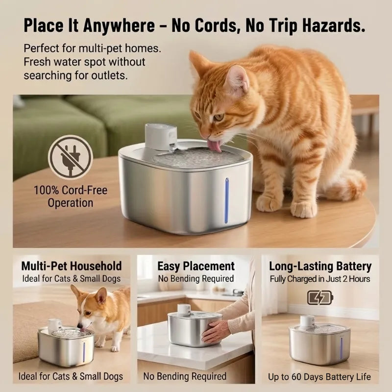 Cord-Free Hydration: Fresh, Clean Water at Your Perfect Temperature