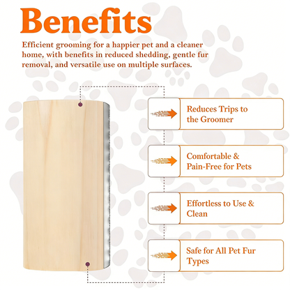 Pet Deshedding Brush, Reduces 95% Shedding, For All Fur Types