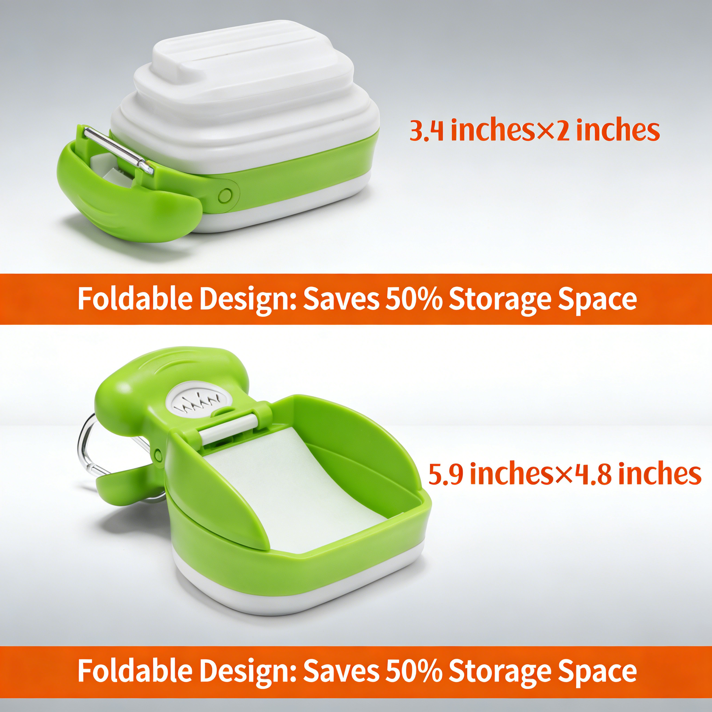 Portable Pooper Scooper Set with Accessories & Bags for All Dogs