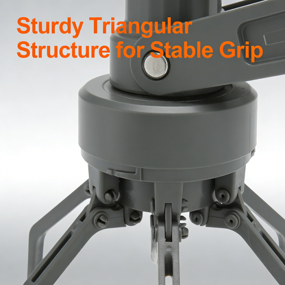 Extra Large Metal Dog Poop Scooper, Adjustable Long Handle Set